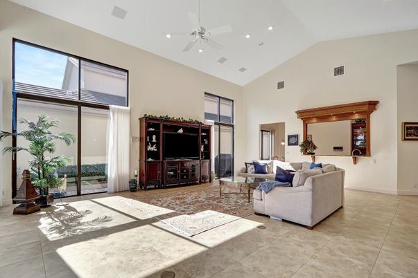 Interior, Living room, Recessed Lighting
