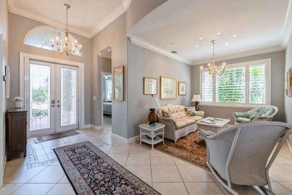 Chandelier, Interior, Living room, Recessed Lighting