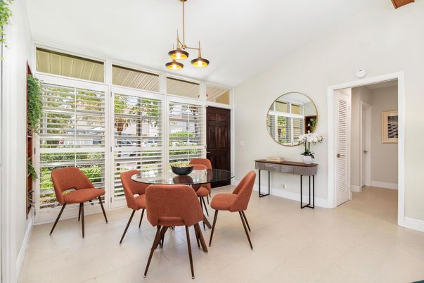 Dining room, Interior, Pendant Lights