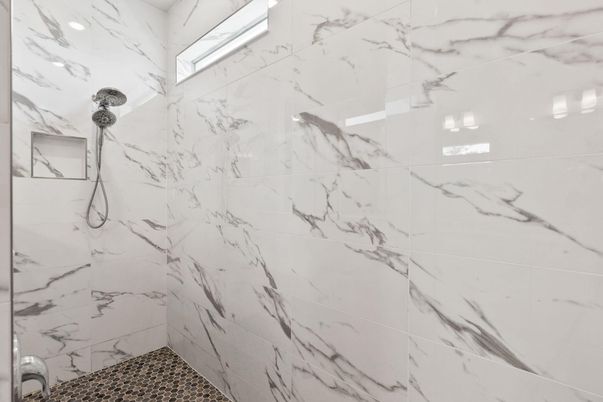 Bathroom, Interior, Marble Walls
