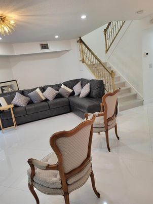 Interior, Living room, Recessed Lighting