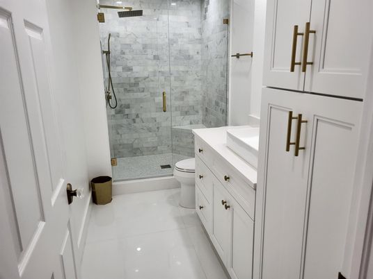 Bathroom, Glass Shower, Interior