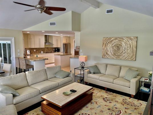 Interior, Kitchen, Living room, Recessed Lighting