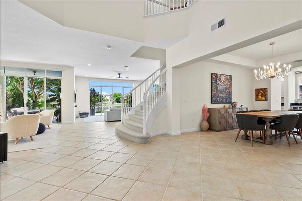 Chandelier, Dining room, Interior, Recessed Lighting