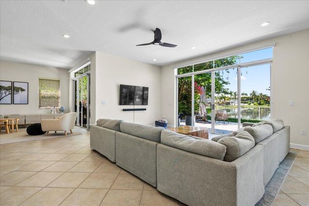 Interior, Living room, Recessed Lighting