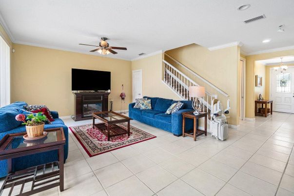 Fireplace, Interior, Living room, Recessed Lighting