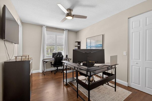 Home Office, Interior, Wood Texture Flooring