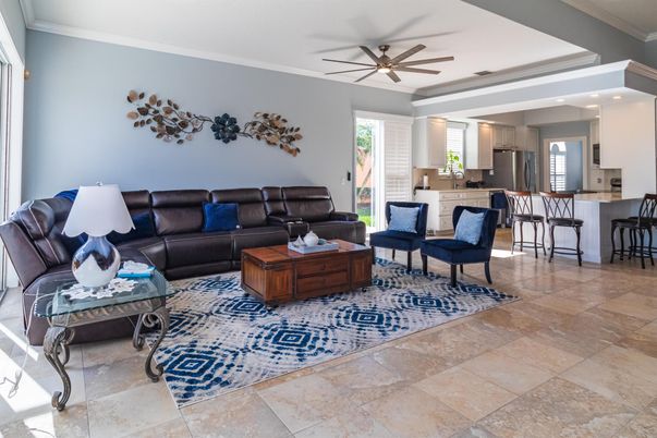 Interior, Kitchen, Living room, Recessed Lighting