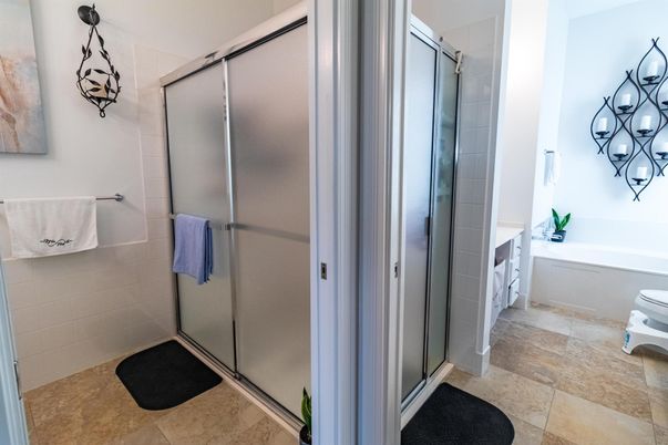 Bathroom, Glass Shower, Interior