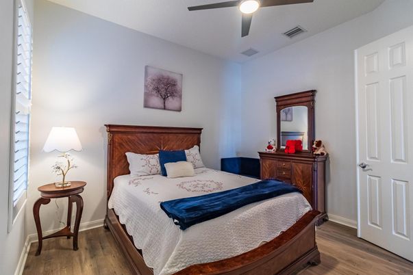 Bedroom, Interior, Wood Texture Flooring