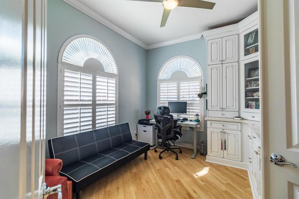 Home Office, Interior, Wood Texture Flooring