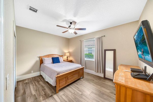 Bedroom, Interior, Wood Texture Flooring