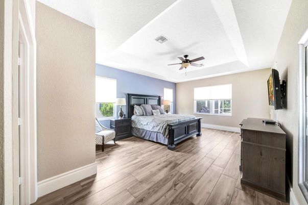 Bedroom, Interior, Wood Texture Flooring