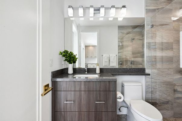 Bathroom, Glass Shower, Interior