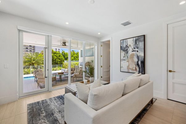 Interior, Living room, Recessed Lighting