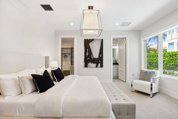 Bedroom, Interior, Recessed Lighting