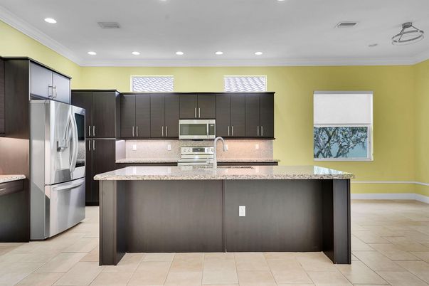 Interior, Kitchen, Recessed Lighting, Stainless Steel Appliances