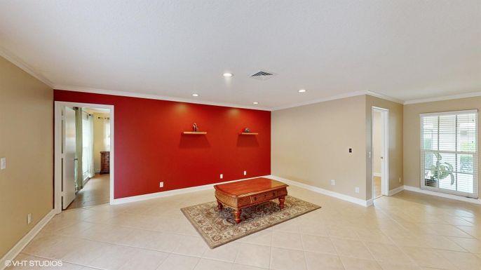 Empty room, Interior, Recessed Lighting