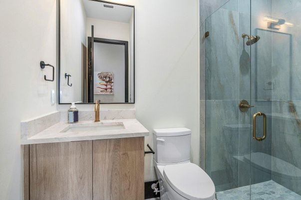 Bathroom, Glass Shower, Interior