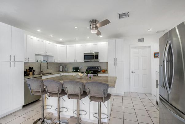 Interior, Kitchen, Recessed Lighting, Stainless Steel Appliances