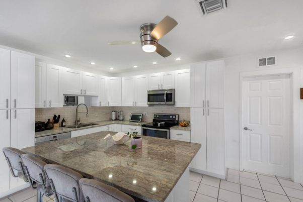 Interior, Kitchen, Recessed Lighting, Stainless Steel Appliances