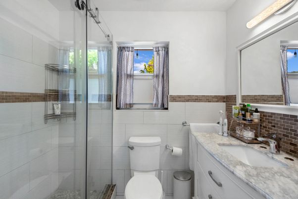 Bathroom, Glass Shower, Interior