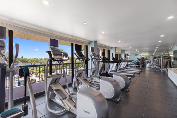 Fitness Equipment, Gym, Interior, Recessed Lighting