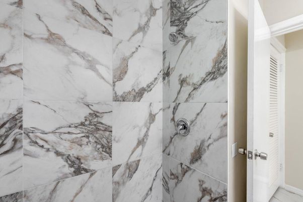 Bathroom, Interior, Marble Walls