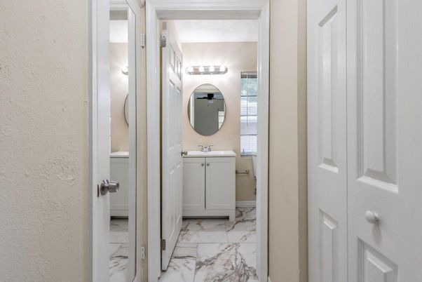 Bathroom, Interior, Marble, Washer