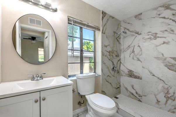 Bathroom, Interior, Marble Walls