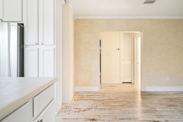 Interior, Kitchen, Wood Texture Flooring