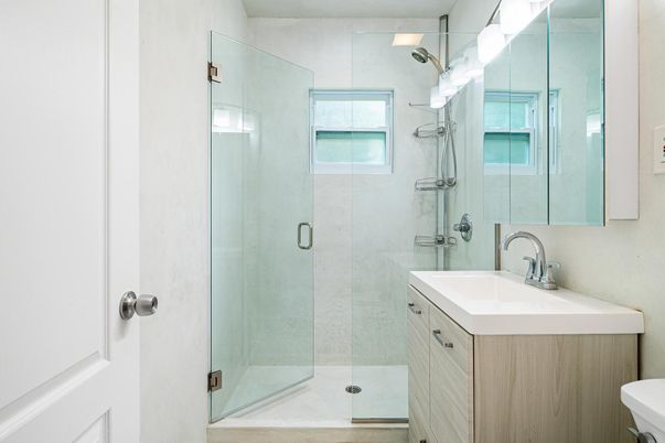 Bathroom, Glass Shower, Interior