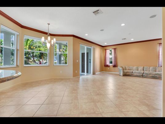 Chandelier, Empty room, Interior, Recessed Lighting