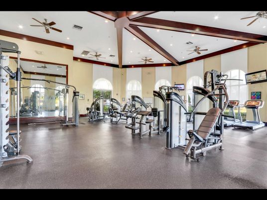 Fitness Equipment, Gym, Interior, Recessed Lighting
