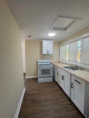 Interior, Kitchen, Wood Texture Flooring