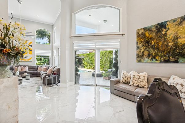 Interior, Living room, Marble, Recessed Lighting