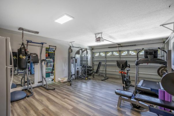 Fitness Equipment, Interior, Wood Texture Flooring