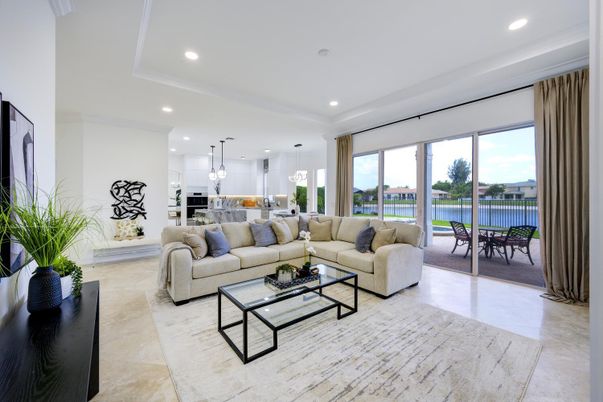 Interior, Kitchen, Living room, Pendant Lights, Recessed Lighting, Stainless Steel Appliances, Water