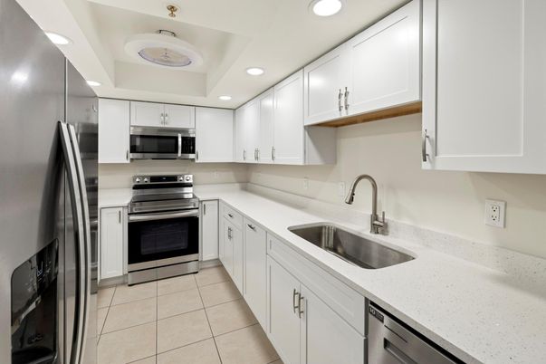 Interior, Kitchen, Recessed Lighting, Stainless Steel Appliances