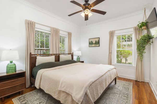 Bedroom, Interior, Wood Texture Flooring