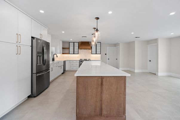 Interior, Kitchen, Pendant Lights, Recessed Lighting