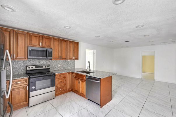 Interior, Kitchen, Recessed Lighting, Stainless Steel Appliances