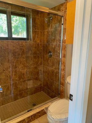 Bathroom, Glass Shower, Interior