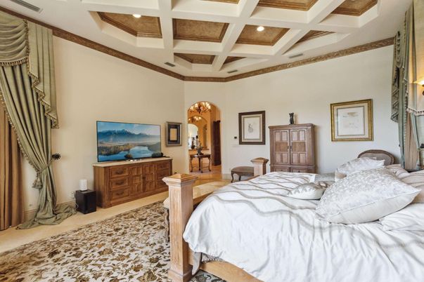 Bedroom, Interior, Recessed Lighting