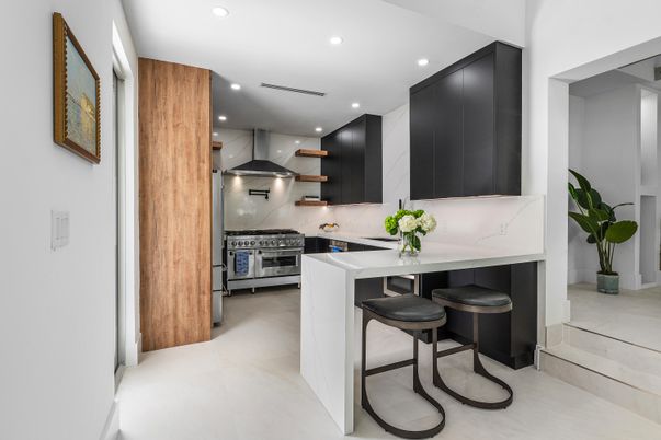 Interior, Kitchen, Recessed Lighting, Stainless Steel Appliances