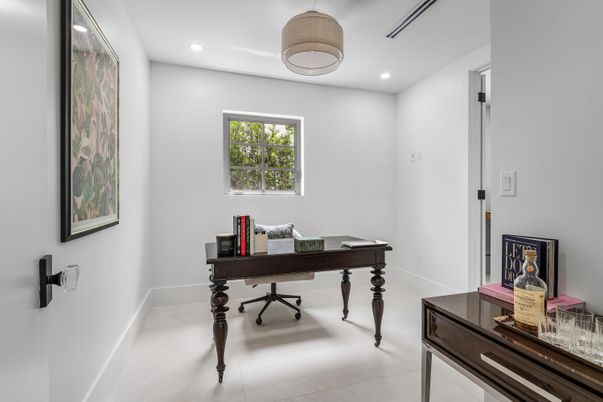 Home Office, Interior, Recessed Lighting