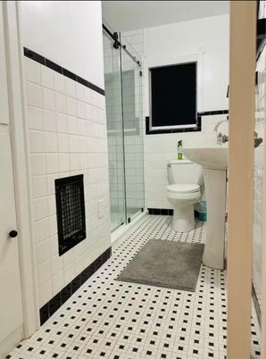 Bathroom, Glass Shower, Interior