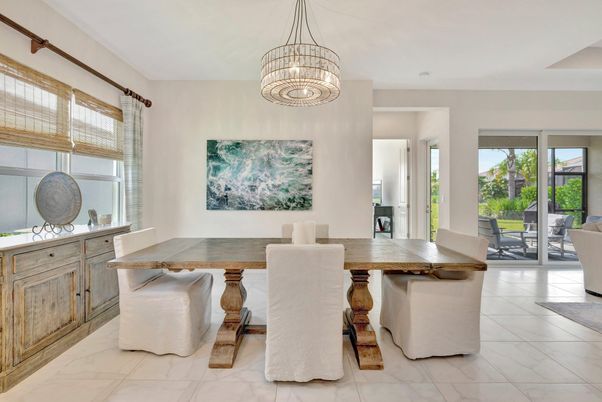 Chandelier, Dining room, Interior, Marble, Pendant Lights