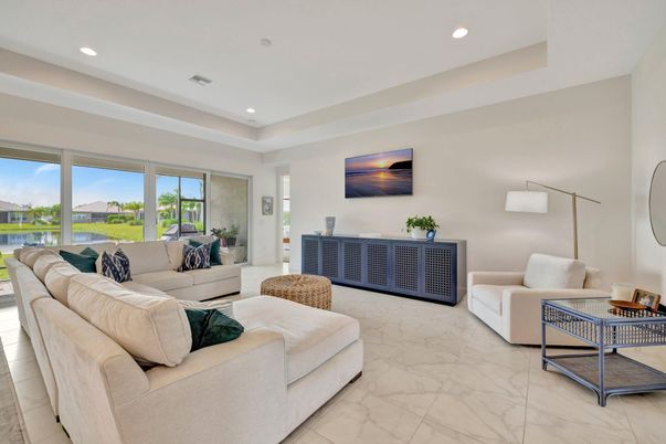 Interior, Living room, Marble, Recessed Lighting