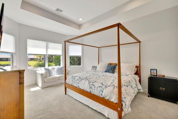Bedroom, Interior, Recessed Lighting